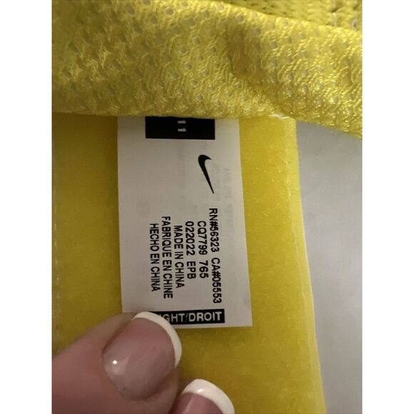 Nike CQ7799 765 Adult Sz 11 Yellow/White GK Match Football/Soccer Gloves - Picture 5 of 8